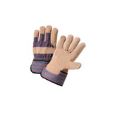 Large Select Brushed Pigskin Palm Gloves, Pair