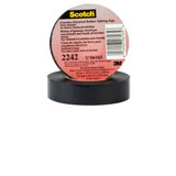 Linerless Electrical Rubber Splicing Tape 2242, 3/4 in W x 15 ft L, Black