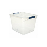 Rubbermaid Storage Tote,Clear,Solid,Polypropylene RMCC300014