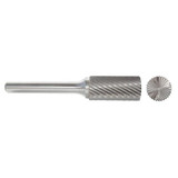 Sim Supply Cylinder Bur SB,Flat End,1/8",Carbide  310-001035