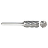 Sim Supply Cylinder Bur SB,Flat End,3/8",Carbide  310-002588