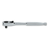 Pear Head Ratchet, 10-1/4 in Length, Chrome