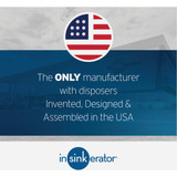 Insinkerator Badger 5XP 3-4 HP Dura-Drive Garbage Disposer, 4 Year Warranty BADGER 5XP 490415