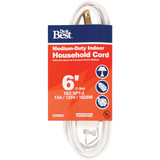 Do it Best 6 Ft. 16/2 White Cube Tap Extension Cord IN-PT2162-06X-WH