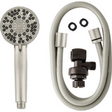 Waterpik PowerPulse 6-Spray 1.8 GPM Handheld Shower, Brushed Nickel XAS-649E 403499