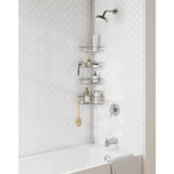 Zenith Zenna Home Metal 12 In. x 97 In. Shower Caddy