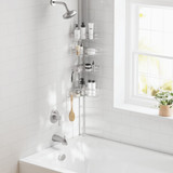 Zenith Zenna Home Metal 12 In. x 97 In. Shower Caddy 2159NN 453137