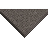 Notrax Rubber Entrance Mat,Charcoal,3ft x 3ft. 8DYD4