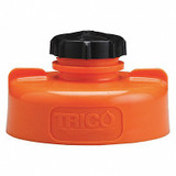 Trico Storage Lid,HDPE,3.25 in. H,Orange  34435