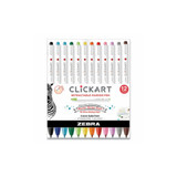 Zebra® PEN,CLICKART,12PK,AST 69012