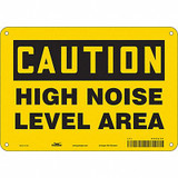 Condor Safety Sign,7 inx10 in,Vinyl 466A39