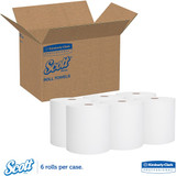 Kimberly-Clark Professional Paper Towel Roll,950 ft.,White,PK6 02000