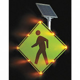 Tapco LED Traffic Sign,Aluminum,30" x 30" 2180-00214