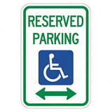 Lyle Reserved Parking Parking Sign,18" x 12" T1-6207-EG_12x18