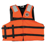 Mustang Survival Life Jacket,Universal,15.5lb,Foam,Orange MV3104T1-2-0-216