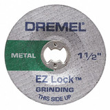 Dremel Grinding Wheel,1 1/2 in Dia,PK2 EZ541GR