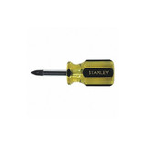 Stanley Screwdriver,Phillips,Magnetic,#2,3 1/2"L  64-105-A