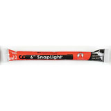 Snaplight by Cyalume Technologies Lightstick,Red,12 hr.,6 In. L,PK10 9-08002B