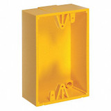 Safety Technology International Back Box,Polycarbonate,Yellow KIT-71100A-Y
