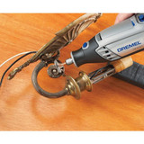 Dremel RotaryToolBrush,Dia:3/4",Shank:1/8",PK2 530-02