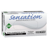 Ansell Disposable Gloves,Nitrile,L,PK100 N733