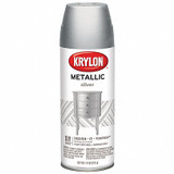 Krylon Spray Paint,Silver Metallic,10 min. K01406