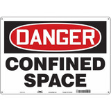 Condor Safety Sign,14 inx20 in,Polyethylene 465J27