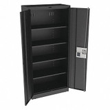 Tennsco Storage Cabinet,78"x36"x18",Black,4Shlv 7818ELBK