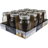 Country Classics Pint Size Regular Mouth Canning Jar (12-Pack)