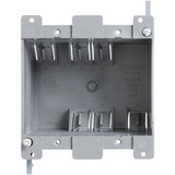 2-Gang PVC Molded Old Work Wall Electrical Box, 25 Cu. In.