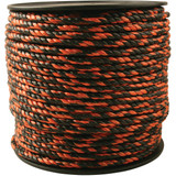 Do it Best 3/8 In. x 450 Ft. Orange & Black Truck Polypropylene Rope 732761