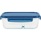 Pyrex MealBox Storage 5.5 Cup Rectangle Storage Container with Plastic Cover