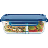 Pyrex MealBox Storage 5.5 Cup Rectangle Storage Container with Plastic Cover