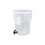 Carlisle Foodservice Beverage Dispenser,Round,5 Gal,Black 220930