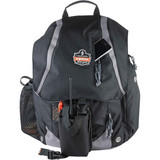 Ergodyne Backpack,18 x18-1-2 x11 In,5 Pockets,Blk GB5143
