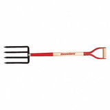 Razor-Back Spading Fork,D-Grip Handle,30in.LHandle 72103GR