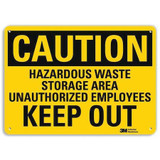 Lyle Caution Sign,10 inx14 in,Aluminum U4-1388-RA_14X10