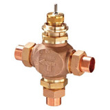 Johnson Controls Hydronic Globe Valve,Three-Way,1/2 in VG7882ET