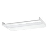 Columbia Lighting Recessed Troffer,4 ft L,4861 lm,36W LCAT24-50LWG-EDU