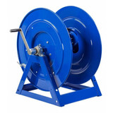 Coxreels Hand Crank Hose Reel,200 ft,1" ID,Blue 1175-6-200