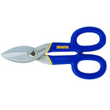 Tinner Snip, Cuts Straight and Wide Curves, 7 in L