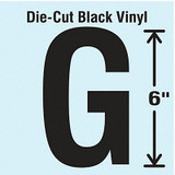 Stranco Die Cut Letter Label,G DBV-SINGLE-6-G