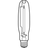 Ge Lighting HID,200 W,ED18,Mogul Screw (E39) LU200/H/ECO
