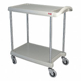 Metro Utility Cart,300 lb. Load Cap.,2 Shelves MY1627-24G