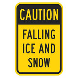 Lyle Rflctv Icy Conditions Caut Sign,18x12in T1-1344-EG_12x18