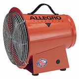 Allegro Industries Confined Space Fan,Orange,13 5/8" W 9513