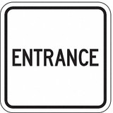 Lyle Entrance Parking Sign,18" x 18" LR7-64B-18HA