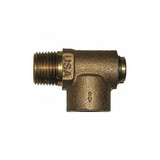 Campbell Relief Valve,3/4 x 1/2 In,75 psi,Brass RV3NLF
