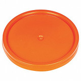 Basco Plastic Pail Lid,Orange,Plastic ROP2100CVR-TT-OR
