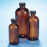Kimble Chase Bottle,168 mm H,Amber,75 mm Dia,PK12 5121628V-21